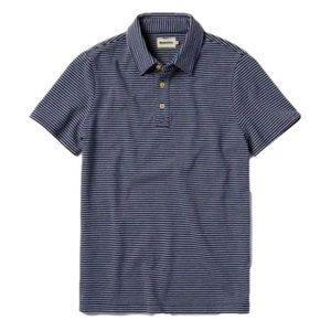 NWT Taylor Stitch The Heavy Bag Polo ready for summer in color Navy/Ash